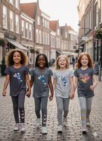 G 1 Girls T Shirt Pajama Set (3/4-13/14) Y [60 Pcs]