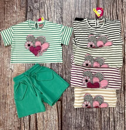 G 17 Girls T Shirt Top Bottom Set [25 Pcs]