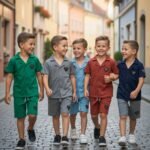B 13 Boys Polo Shirt Set (PRADA) 2-8Y [20 pcs]