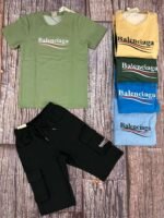B 19 Boys Adult Cargo 3Quarter 6Pocket Set (Balanciaga) 8-16 Y [25 Set]
